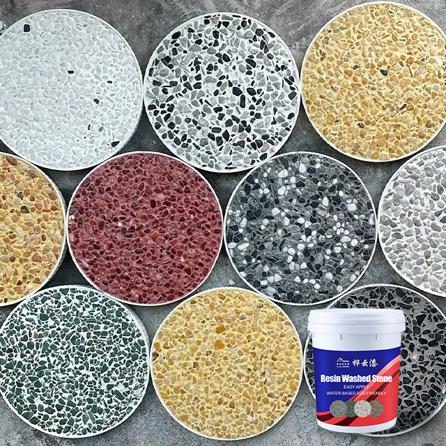 Transform Your Outdoors with Water-Based Resin Washed Stone Paint!